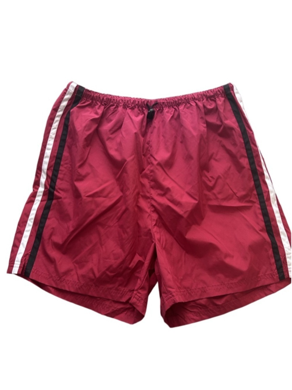 St John’s Bay Active Red Athletic Shorts Women Large Drawstring NWT